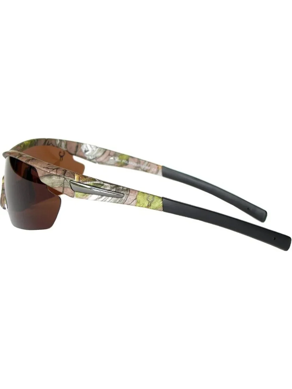 Lightweight Polarized Sunglasses for Men | Camouflage Sport Wrap Around Frame